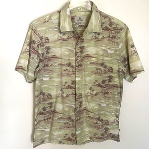 Solitude 100% cotton short sleeve Californian style exclusive decoration shirt S